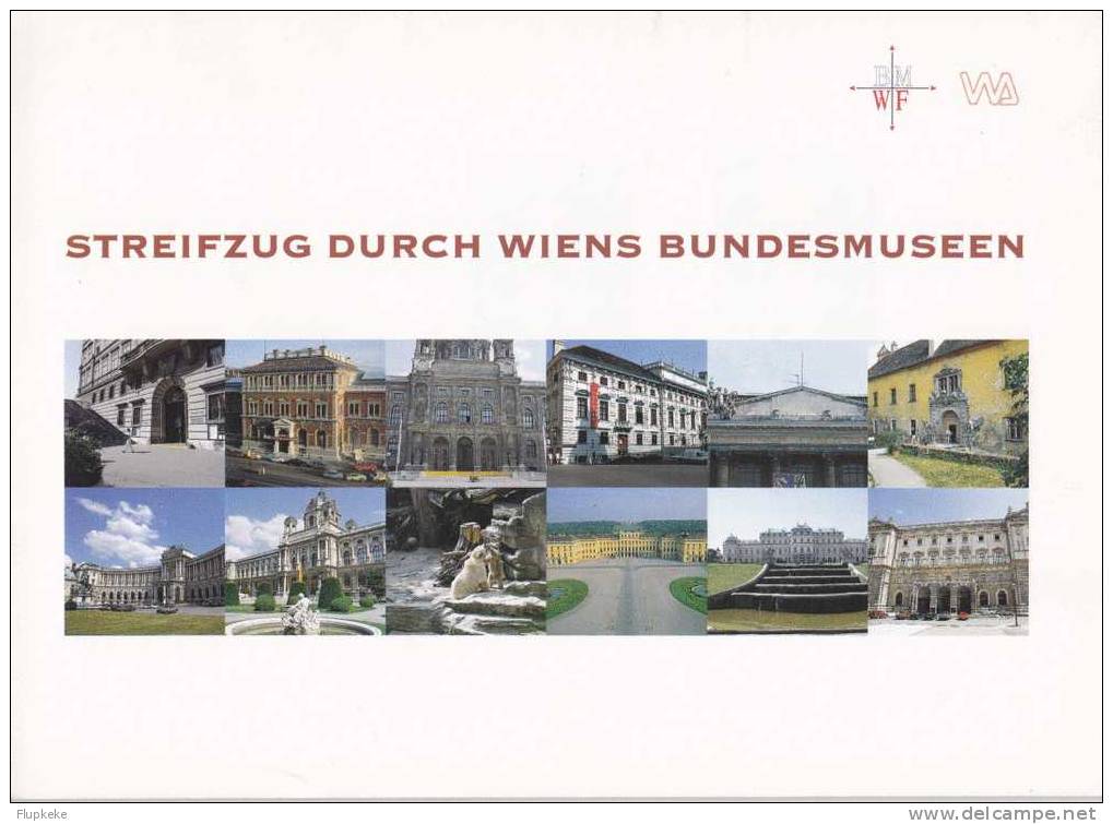 Strefzug Durch Wiens Bundesmuseen Wien September 1994 Postgebühr Bar Bezahlt - Musées & Expositions