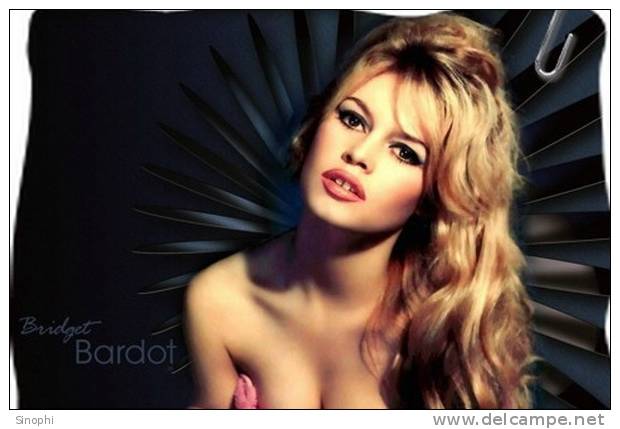 E-10zc/Bb 59^^   Actress  Brigitte Bardot , ( Postal Stationery , Articles Postaux ) - Actors
