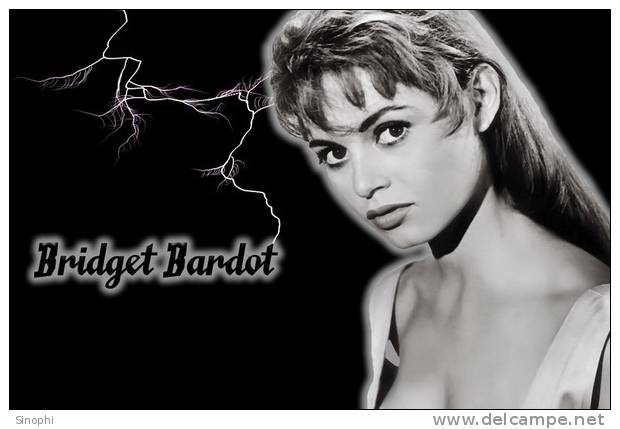 E-10zc/Bb 50^^  Actress  Brigitte Bardot , ( Postal Stationery , Articles Postaux ) - Acteurs