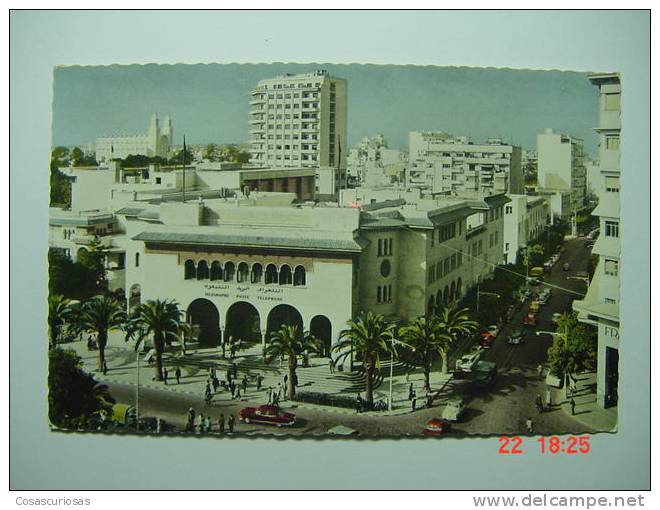 179 MAROC MOROCCO CASABLANCA HOTEL DES POSTES    AÑOS / YEARS / ANNI  1950 OTHERS IN MY STORE - Casablanca