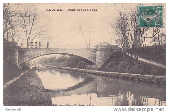 SEINE SAINT DENIS.SEVRAN.PONT SUR LE CANAL....petite Coupure En Haut - Sevran