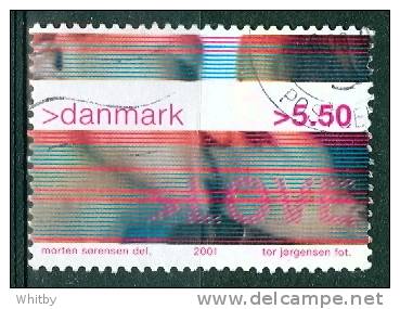 Denmark 2001 5.50k Kissing Issue  #1207 - Oblitérés