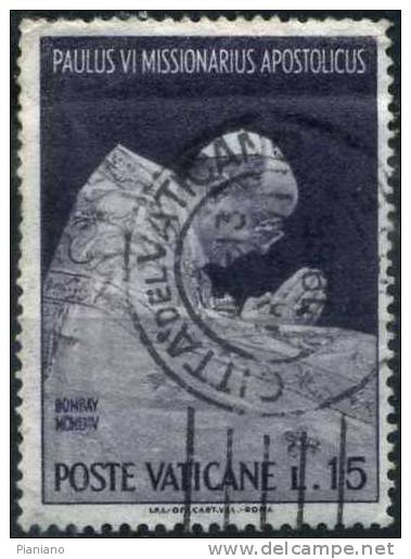 PIA - VAT. - 1964 : Viaggio Di Paolo VI° In India - (SAS 401) - Oblitérés