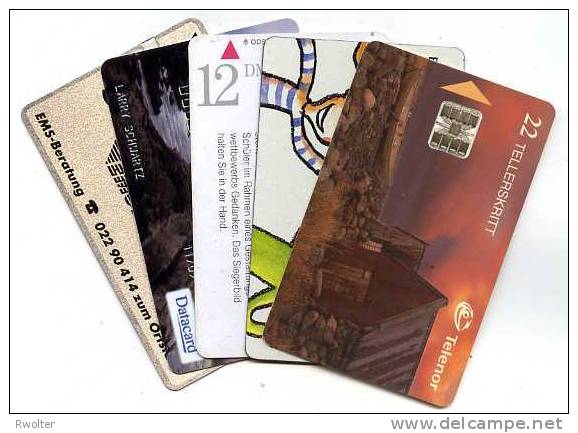 @+ Lot De 5 Cartes Du Monde Entier (2) - Collections