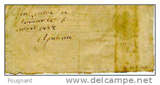 Belgique:1737:Acquit De TONLIEU:Bureau De Perwez ? Pour Namur.Le 6 Avril 1737. - Documents Historiques
