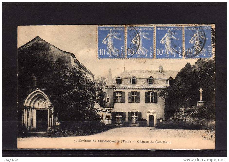 81 LABESSONNIE (environs) Chateau De Castelfranc, Ed Sabarthez 5, 193? - Montredon Labessonie