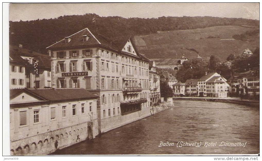 SUISSE - BADEN - CPA - N°15836 - Baden (Schweiz) - Hotel Limmathof - Baden