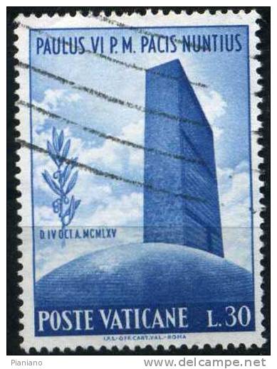 PIA - VAT - 1965 : Viaggio Di Paolo VI° All´ ONU - (SAS 419) - Usados