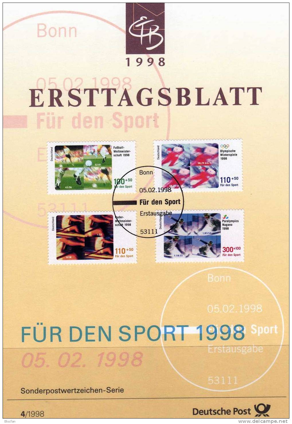 Jahrgang 1998 ETB BRD 1965-2026 SST 110€ Altstadt Nördlingen Bis Menschenrechte + Post Album Documentation From Germany - Other & Unclassified