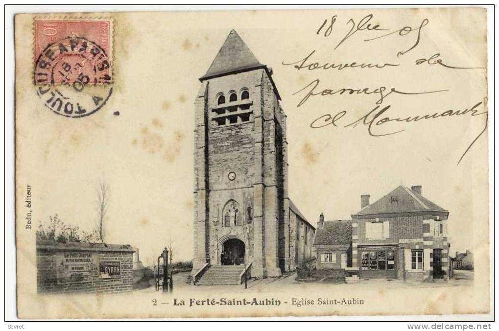 LA FERTE ST AUBIN. - Eglise Saint-Aubin - La Ferte Saint Aubin