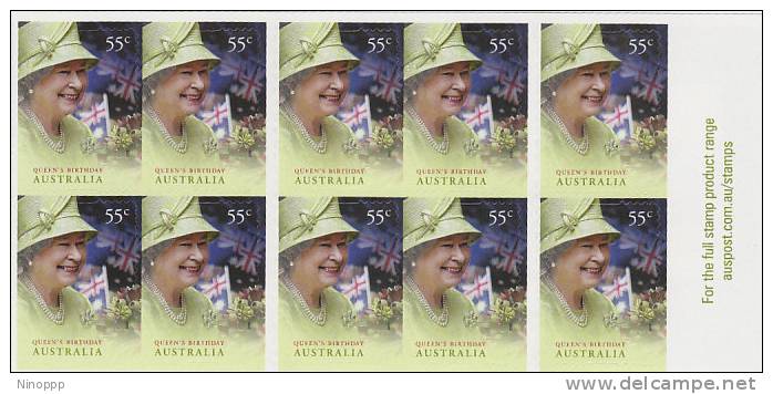 Australia-2010 Queen's Birthday Booklet - Booklets