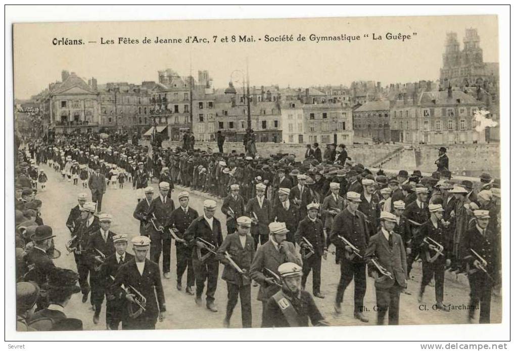 ORLEANS -Les  Fêtes De Jeanne D´Arc. 7 Et 8 Mai. Société De Gymnastique "La Guêpe" - Orleans