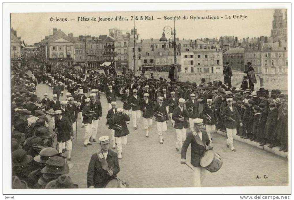 ORLEANS -  Fêtes De Jeanne D´Arc. 7 Et 8 Mai. Société De Gymnastique "La Guêpe" - Orleans