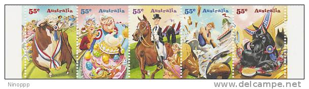 Australia-2010 Come To The Show Strip 5 MNH - Mint Stamps