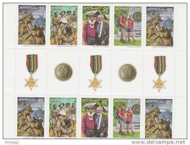 Australia-2010 Kokoda Gutter Srip MNH - Mint Stamps