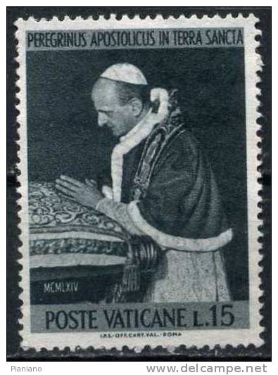 PIA - VAT - 1964 : Pellegrinaggio Di Paolo VI° In Terra Santa - (SAS 375) - Used Stamps