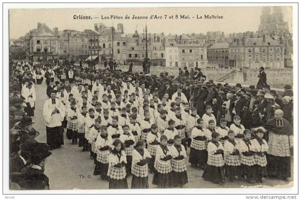 ORLEANS -  Fêtes De Jeanne D´Arc. 7 Et 8 Mai .La Maîtrise - Orleans