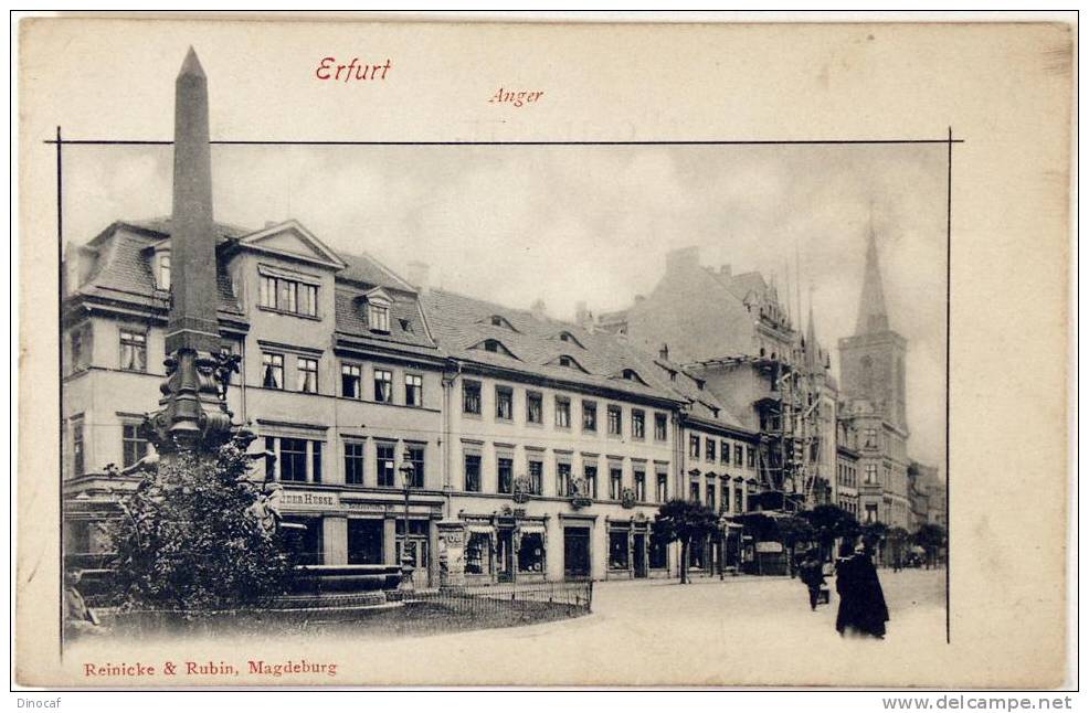 Erfurt, Central Square (Anger) * Erfurt, Thuringia, Germany, Deutschland - Erfurt