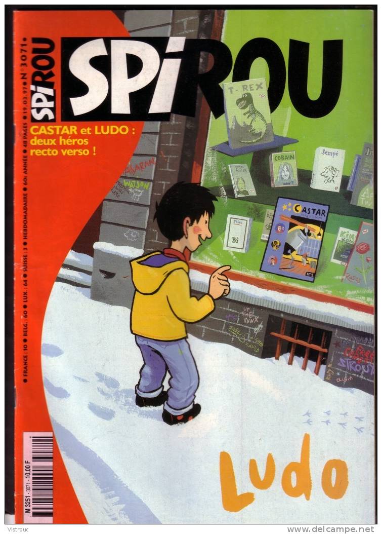 SPIROU N° 3071 - Couverture "LUDO" - Année 1997. - Spirou Magazine