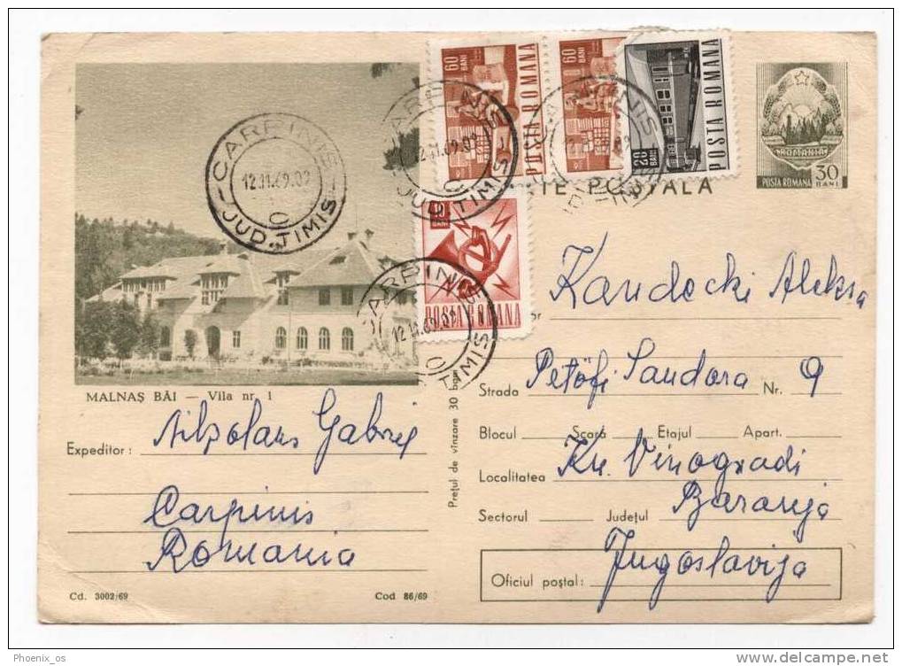 ROMANIA - MALNAS BAI, Postcard, 1960. - Emissioni Locali