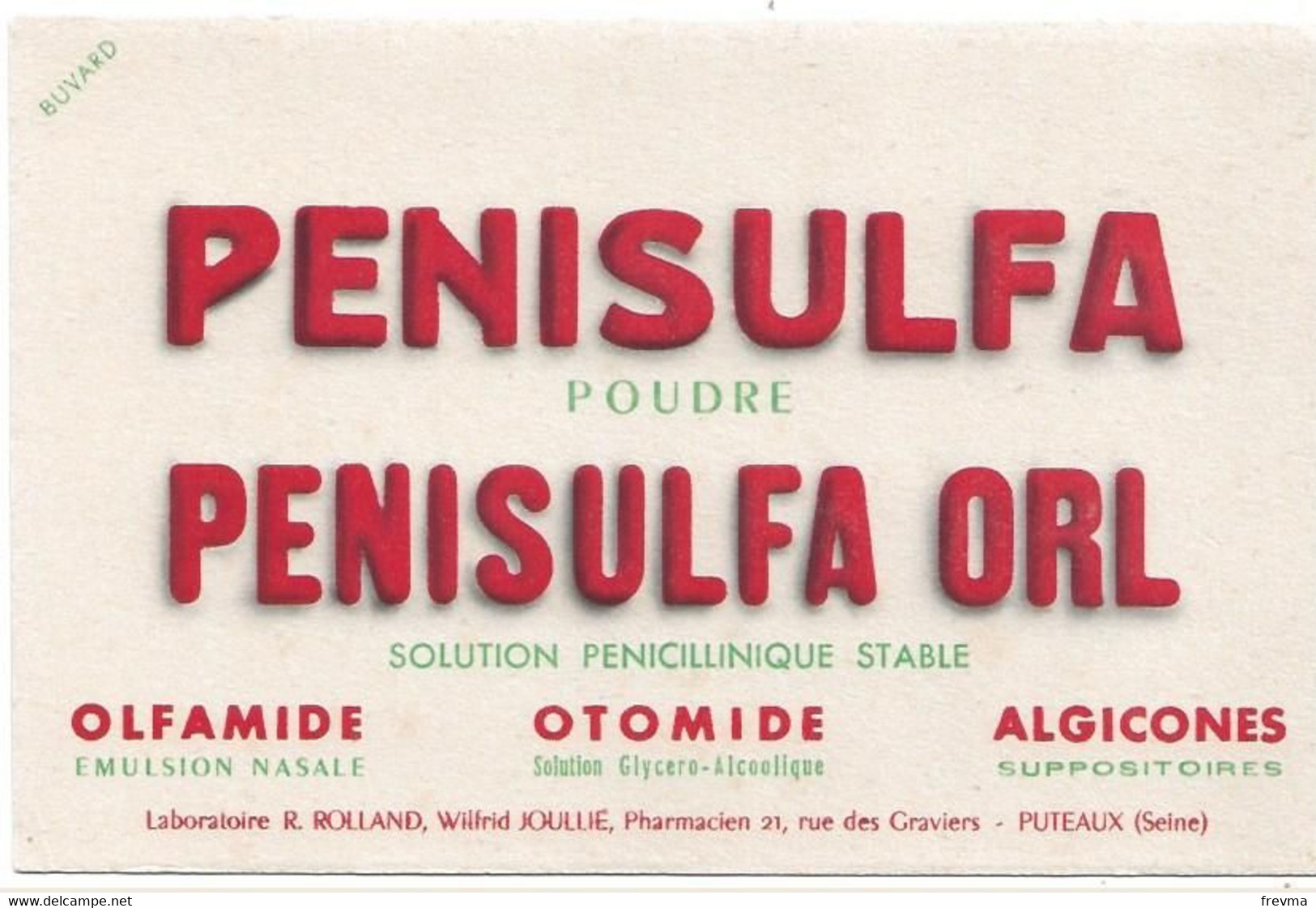 Buvard Penisulfa Orl - Drogerie & Apotheke