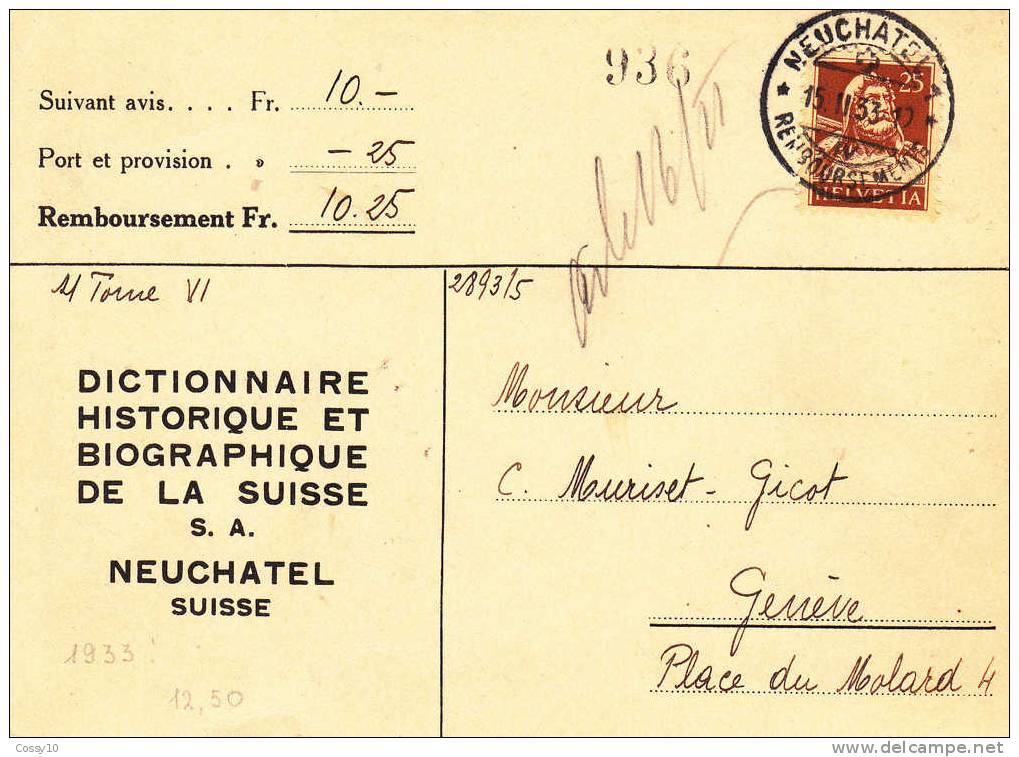 CARTE POSTALE - Stamped Stationery