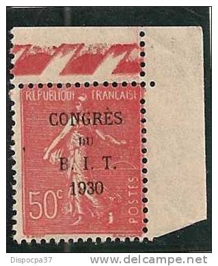 France Neuf **  "Congrès Du B.I.T.1930" N° 264(Y&T)  -L58-cote 7,00€ - Unused Stamps