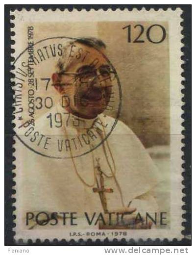 PIA - VAT - 1978 : In Ricordo Di Papa Giovanni Paolo I - (SAS 662( - Oblitérés