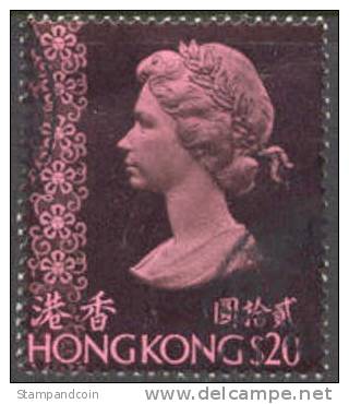 Hong Kong #288 Used $20 QEII From 1973 - Oblitérés