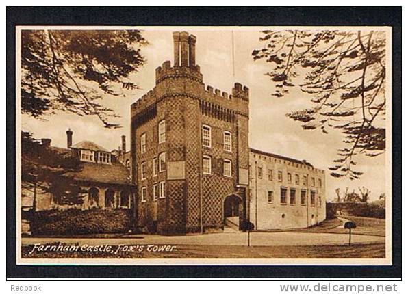 Postcard Fox's Tower Farnham Castle Surrey - Ref 539 - Surrey