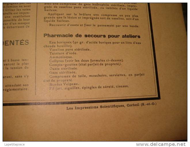 (AR2) Affiche Atelier, Prescription Relative Soudure A L'arc, Comité De Normalisation Soudure, Années 1930-40 Deco Usine - Antike Werkzeuge