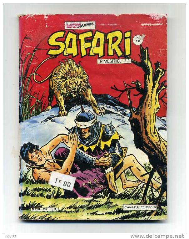 - BD MON JOURNAL . SAFARI N°139  1980 - Safari