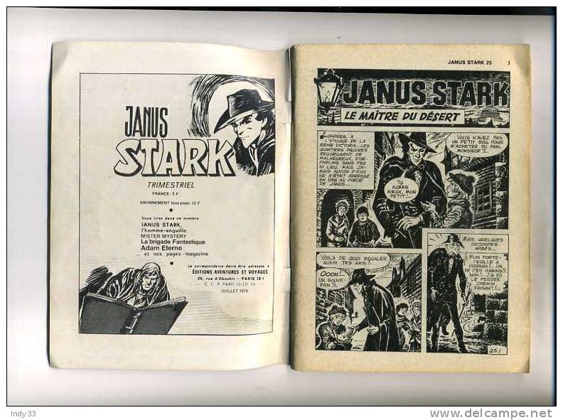 - BD MON JOURNAL . JANUS STARK  N°25  1979 - Janus Stark