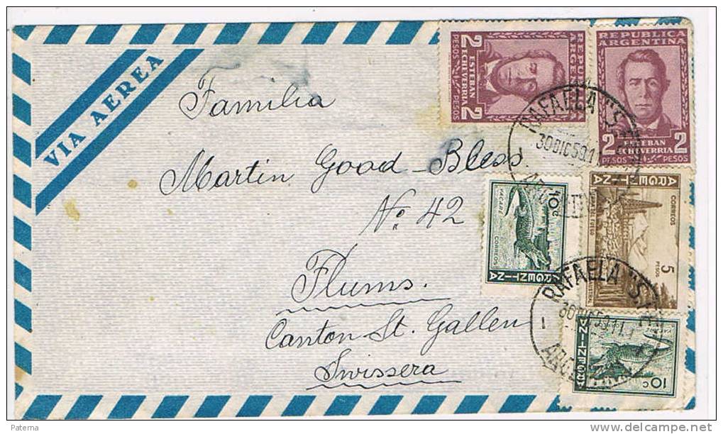 3350 Carta, Aérea, RAFAELA Sta FE , 1959 (Argentina), Cover, Lettre - Briefe U. Dokumente