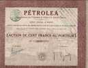 DECO : STE POUR L´EXPLOITATION DU PETROLE & LES INDUSTRIE CHIMIQUES   PETROLEA - Aardolie