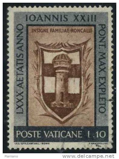 PIA - VAT - 1961 : 80° Genetliaco Di Papa Giovanni XXIII - (SAS 317) - Used Stamps
