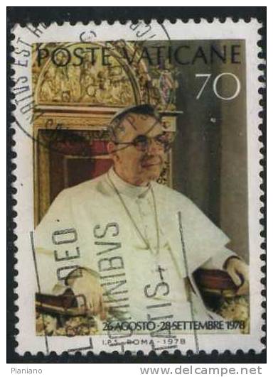 PIA - VAT - 1978 : In Ricordo Di Papa Giovanni Paolo I - (SAS  644) - Used Stamps