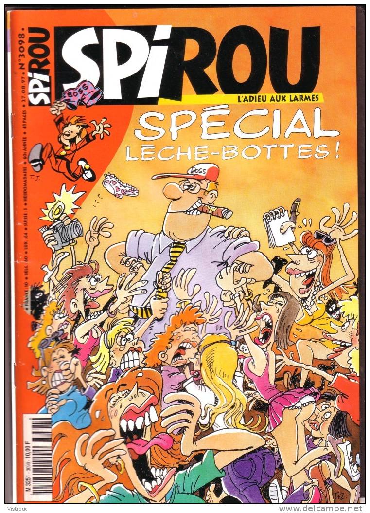 SPIROU N° 3098 - Couverture "the BOSS" - Année 1997. - Spirou Magazine