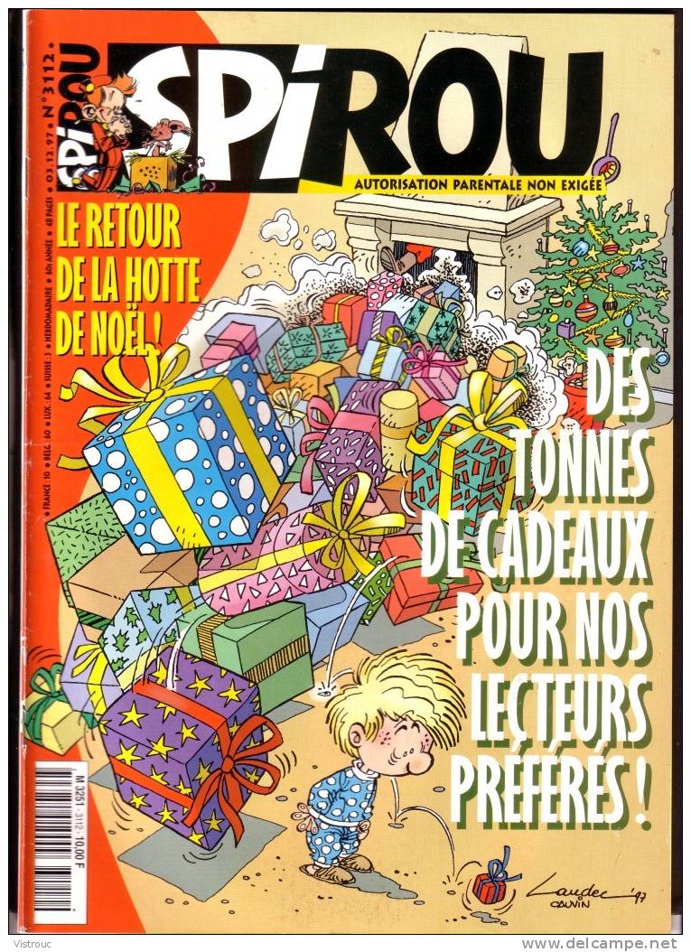 SPIROU N° 3112 - Couverture "CéDRIC" - Année 1997. - Spirou Magazine