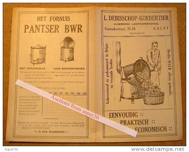 Brochure "Fornuis Culbutor, L. Debisschop-Goedertier, Gentsestraat, Aalst - Verzamelingen