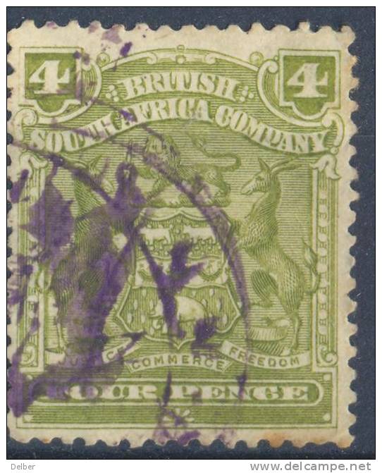 _Du895: BRITISH SOUTH AFRICA COMPAGNY: Y.&T.N° 62. - Autres & Non Classés