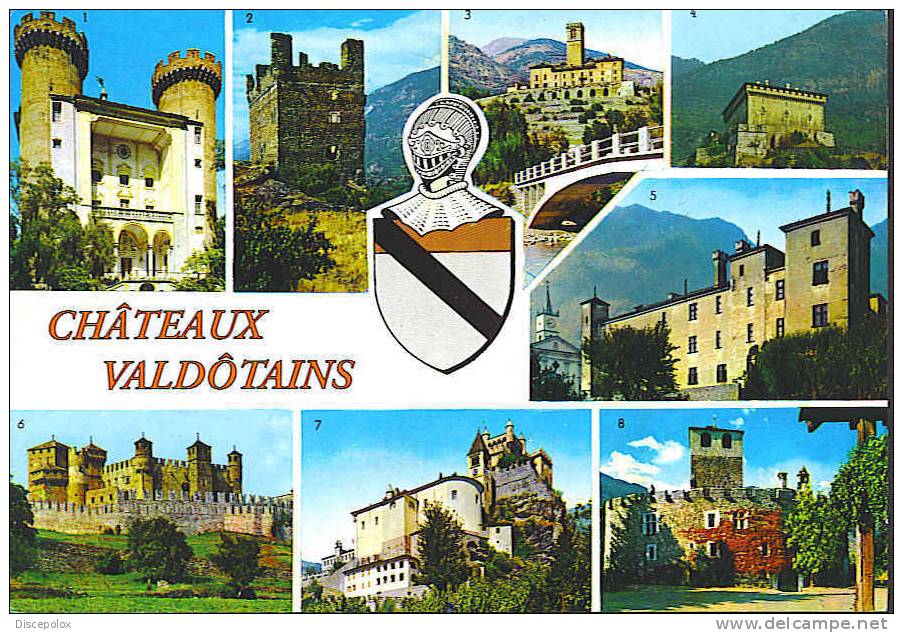 A687 Chateaux Valdotains - Castelli Valdostani - 800 0,41 Lire Ercolano / Viaggiata 2000 - 1991-00: Storia Postale