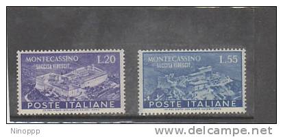 Italy-1950 Montecassino Abbey  MH - 1946-60: Used