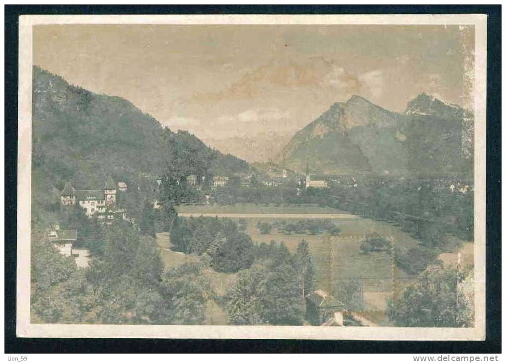BAD RAGAZ - CONZEN & ALVIER Suisse Switzerland Schweiz Svizzera 1938 TO SOFIA Bulgarie Bulgarien  # H. SENMIDT Pc 52069 - Bad Ragaz