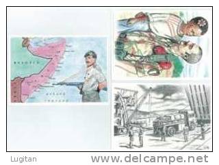 Cartoline -  Interventi Militari Di Pace Dell'Italia All'Estero Dal 1945 Al 1993 - Edizioni ALGOL - 12 Cartoline Nuove - Missions