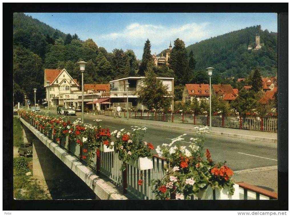 PHOTO POSTCARD NAGOLD GERMANY CARTE POSTAL CARS BORGWARD ISABELLA - Calw