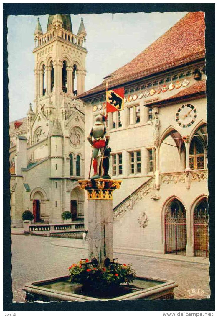 BERN - HUNGER IN DER WELT 1986 / RATHAUS HOTEL DE VILLE COURTHOUSE  Suisse Switzerland Schweiz Svizzera  Pc 52086 - Handicap