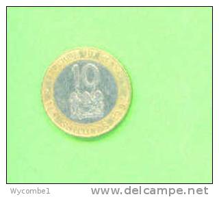 KENYA - 1997 10 Shillings Bi-Metal Circ. - Kenya