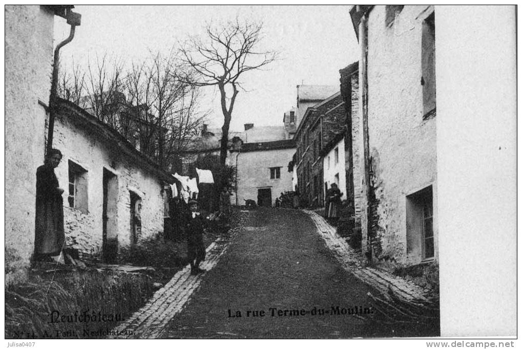 NEUFCHATEAU (Belgique) Rue Terme Du Moulin Animation - Neufchâteau