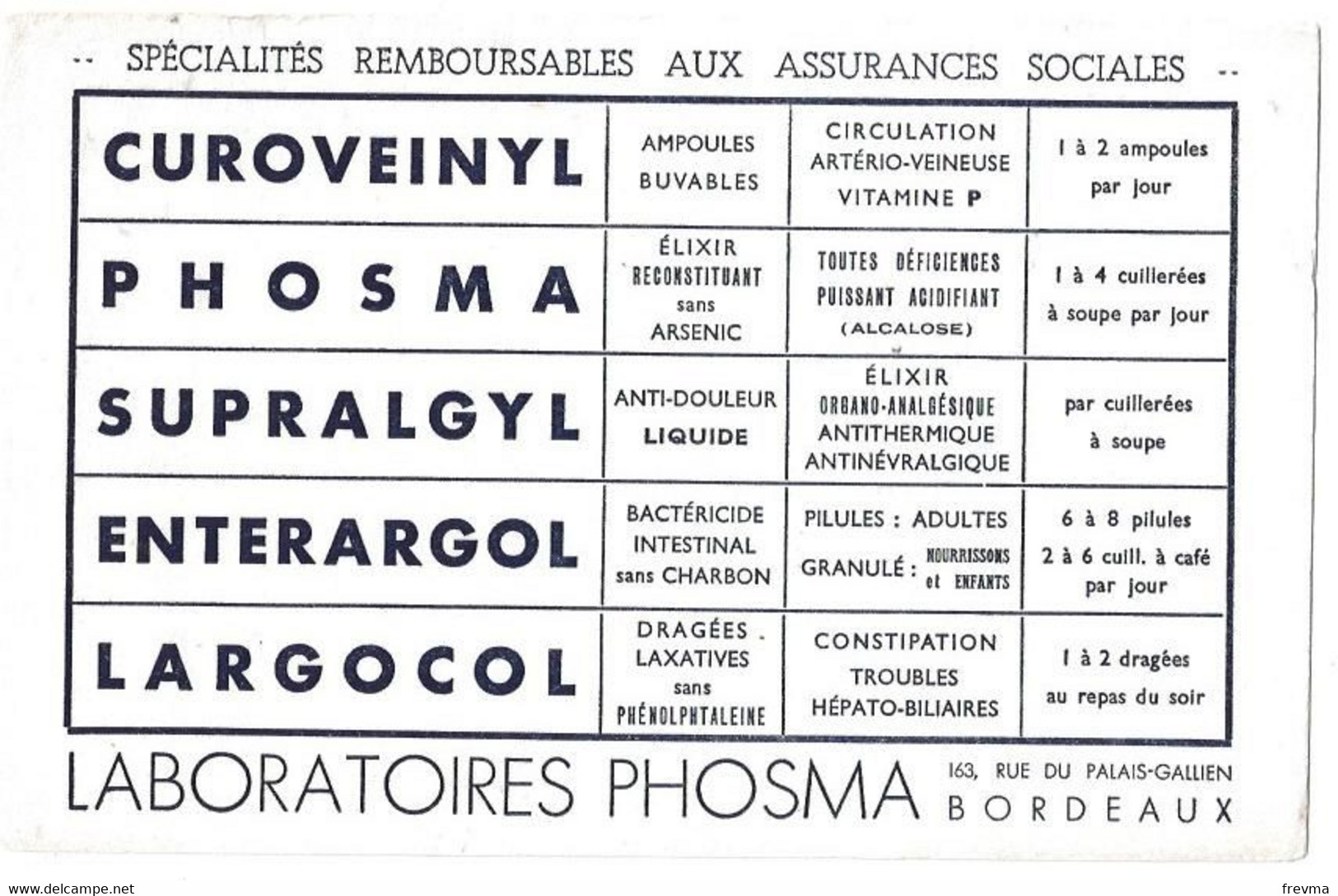 Buvard Curoveinyl - Produits Pharmaceutiques